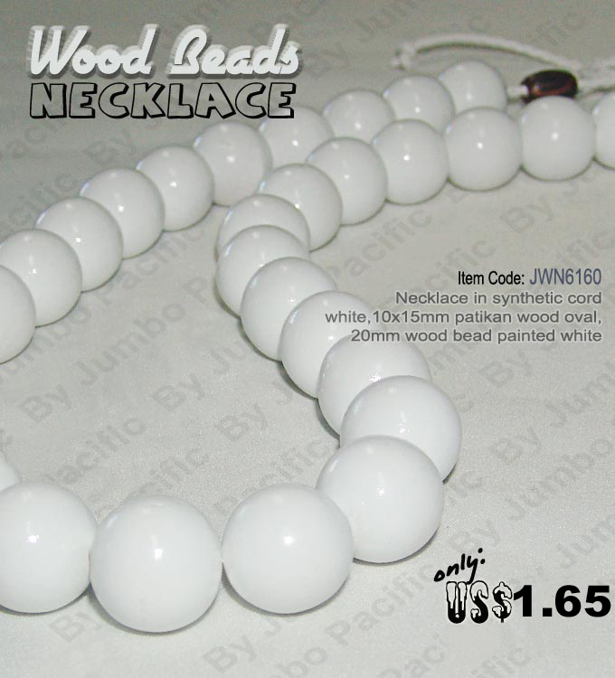  Wood Bead Necklace