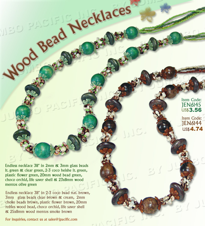  Wood Bead Necklace