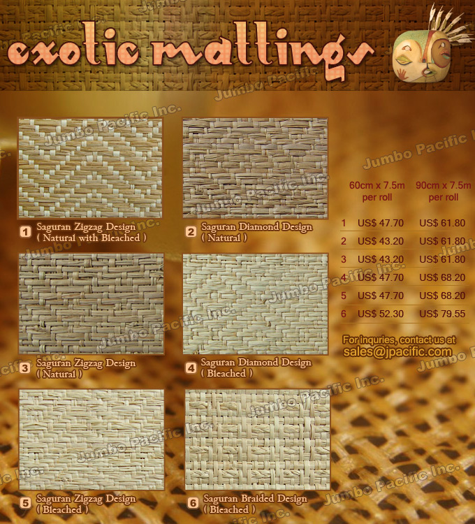  Exotic Woven Mattings