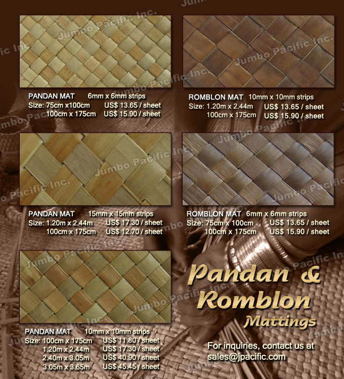  Exotic Woven Mattings