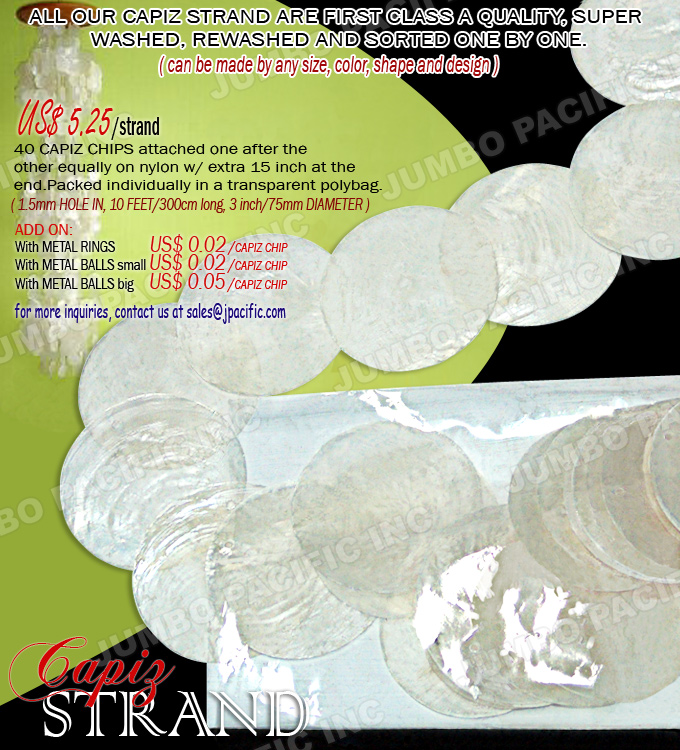 Capiz Strands