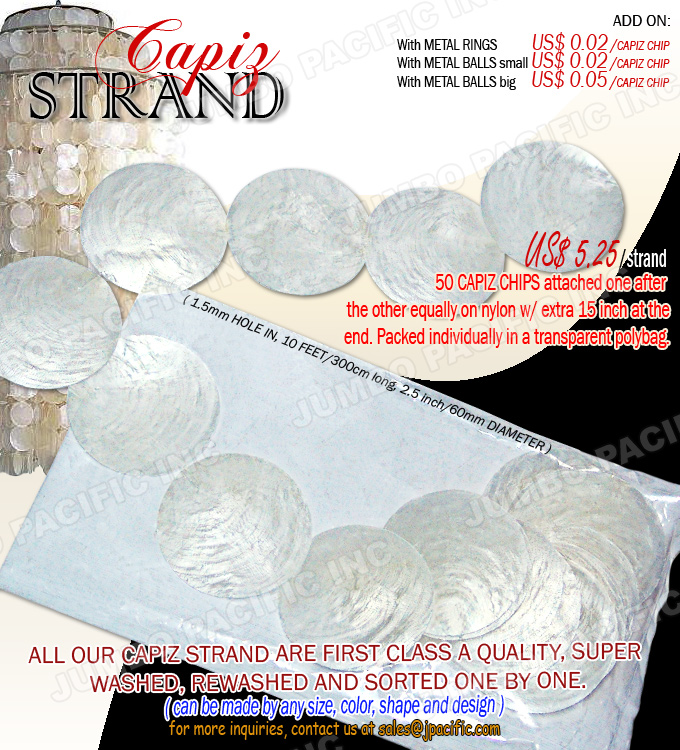  Capiz Strands
