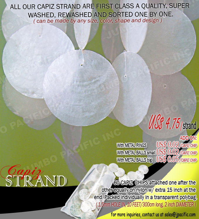  Capiz Strands