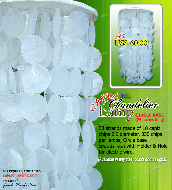  Capiz Shell Chandeliers