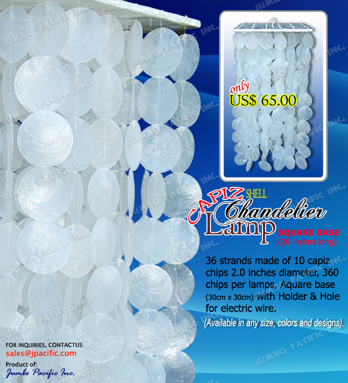  Capiz Shell Chandeliers