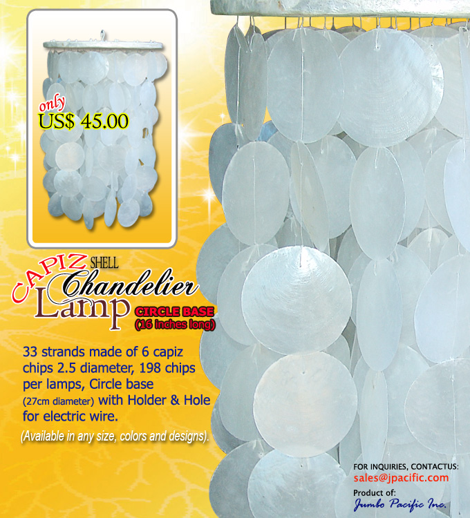  Capiz Shell Chandeliers