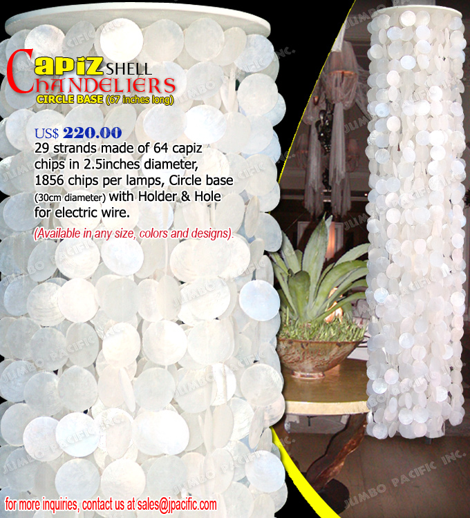  Capiz Shell Chandeliers